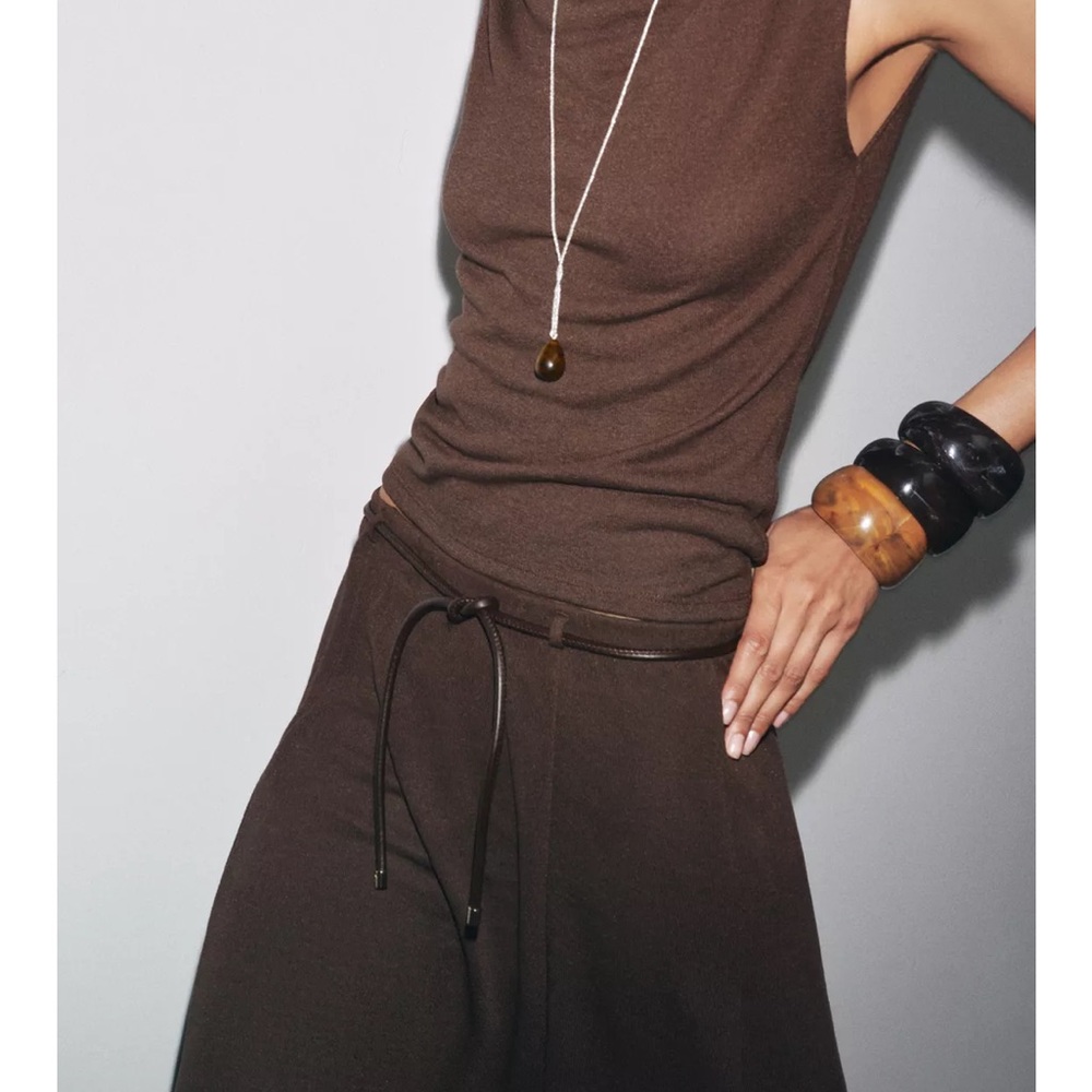 Zara Chocolate Top